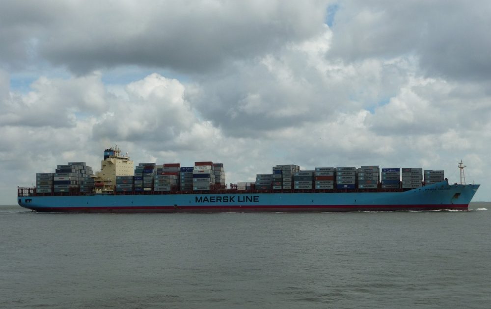 Without shipping. Maersk New Triple e ships the New York times joined Mary Maersk.