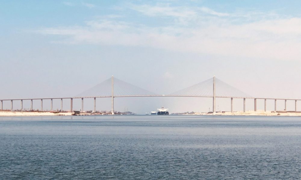 Bridge over the Suez Canal